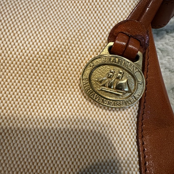 Brahmin Canvas/Leather Shoulder Bag - Picture 3 of 5